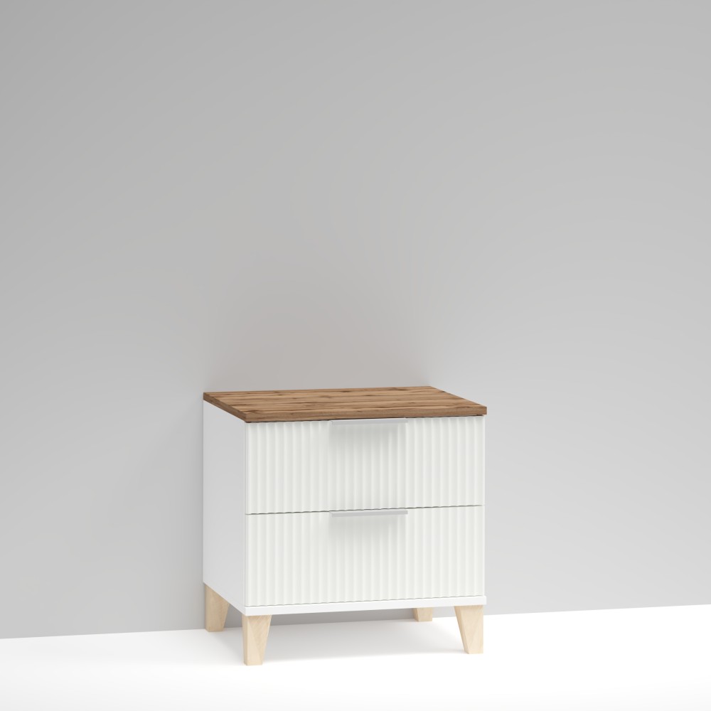 тумба прикроватная Сальвадор-4 белый - милк - дуб.jpg