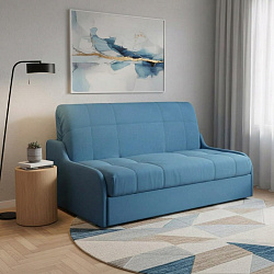 Диван аккордеон на металлокаркасе "Токио Аккорд" мазерати блю 33