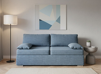 Диван еврокнижка "Лавия" рогожка дрим блю