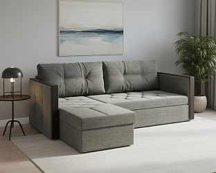 Угловой диван "Даймонд" рогожка дрим люкс 11