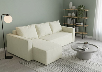 Угловой диван "Лофт Люкс" бежевый