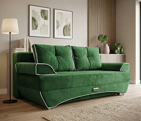 Диван еврокнижка "Валенсия зеленый"