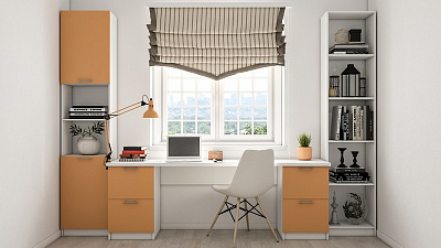 Модульная подростковая мебель у окна "Алиса-6"