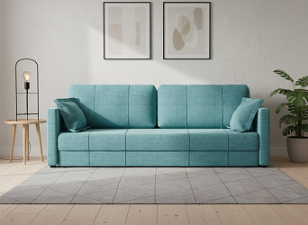 Диван еврокнижка "Риммини" рогожка дрим азур