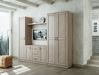Модульная стенка для гостиной "Кантри-4"