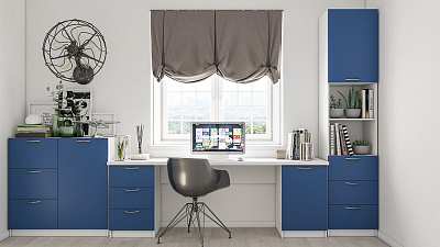 Модульная подростковая мебель у окна "Алиса-10"