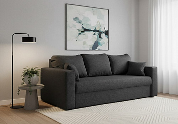 Диван еврокнижка "Ливерпуль черный"