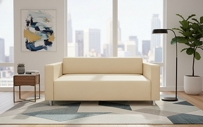 Диван нераскладной "Блюз бежевый"