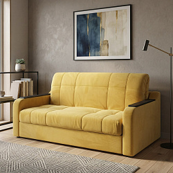 Диван аккордеон на металлокаркасе "Наполи" мазерати еллоу 13