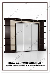 Шкаф купе "Мебелайн 25"