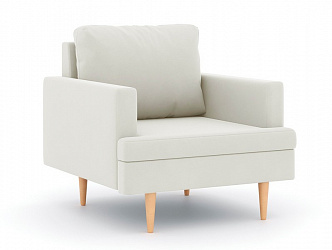 Кресло для отдыха "Анд" велюр зара крем-02