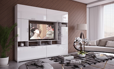 Модульная стенка для гостиной "Локер-27"