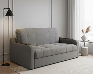 Диван аккордеон на металлокаркасе "Наполи" мазерати грей 18