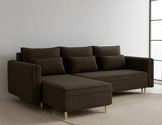 Угловой диван "Рон" рогожка дрим люкс 7