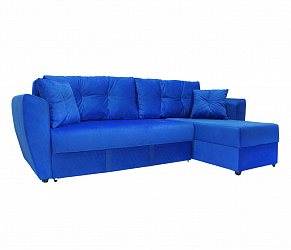 Угловой диван "Амстердам велюр синий"
